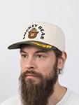 Бейсболка AMERICAN NEEDLE арт. 24002A-SBEAR Smokey Bear Club Captain (оливковый / кремовый)